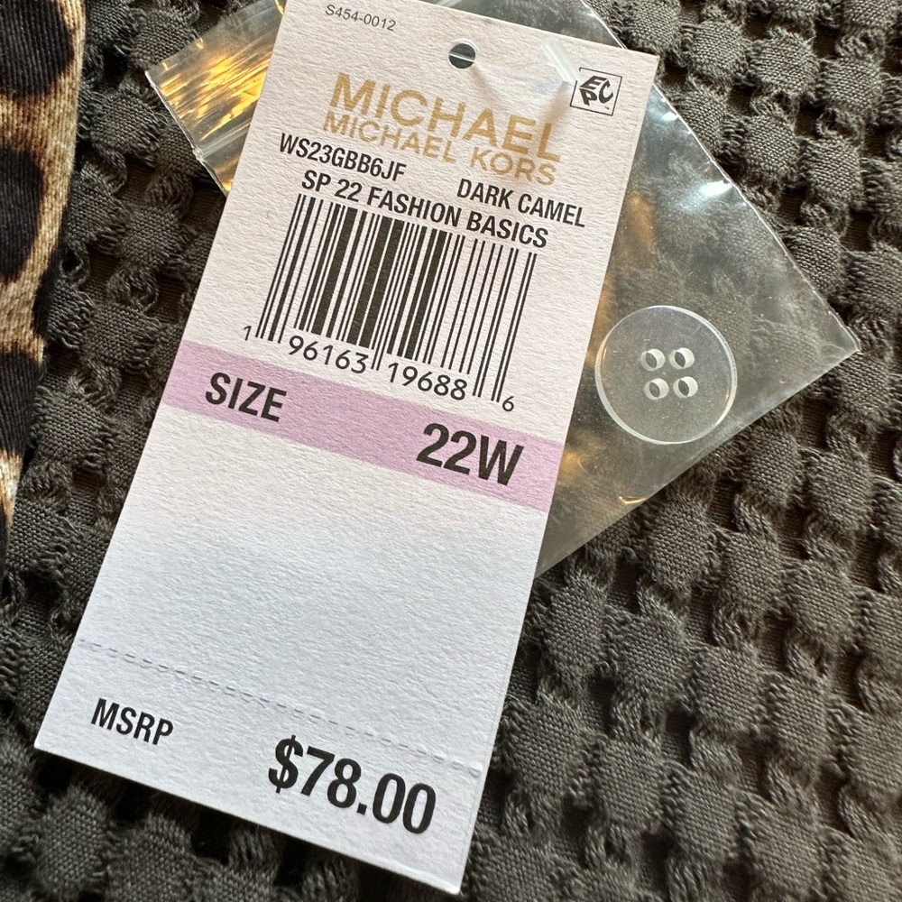 Michael Kors Cheetah Print Shorts 22W - Picture 5 of 8